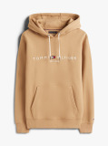 Brown Flex Logo Hoody  Men