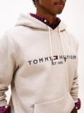 Beige Flex Logo Hoody  Men