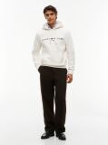Μπεζ Flex Hoody Με Λογότυπο  Άνδρες