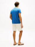 Blue Organic Cotton Chest Logo T-Shirt  Men