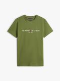 Green Organic Cotton Chest Logo T-Shirt  Men