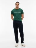 Green Organic Cotton Chest Logo T-Shirt  Men