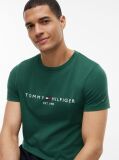 Green Organic Cotton Chest Logo T-Shirt  Men