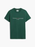 Green Organic Cotton Chest Logo T-Shirt  Men