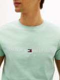 Green Organic Cotton Chest Logo T-Shirt  Men