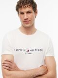Beige Organic Cotton Chest Logo T-Shirt  Men