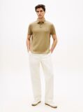 Beige 1985 Organic Cotton Regular Fit Polo  Men