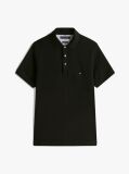 Black 1985 Organic Cotton Slim Fit Polo  Men