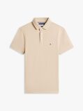 Beige 1985 Organic Cotton Slim Fit Polo  Men
