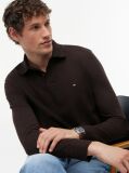 Brown 1985 TH Flex Regular Fit Long Sleeve Polo  Men