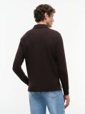 Brown 1985 TH Flex Regular Fit Long Sleeve Polo  Men