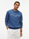 Blue Combining casual style with enhanced comfort, this sweatshirt is made from flex fleece and has a cosy, zip-adjustable mock turtleneck.  Men