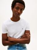 Άσπρο TH Flex T-Shirt Σε Slim Γραμμή  Άνδρες