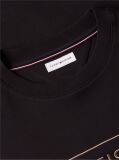 Μαύρο Interlock Μακρυμάνικο T-Shirt Σε Slim Γραμμή  Άνδρες