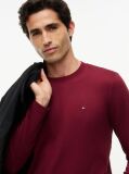 Κόκκινο Interlock Μακρυμάνικο T-Shirt Σε Slim Γραμμή  Άνδρες