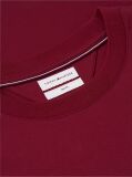 Κόκκινο Interlock Μακρυμάνικο T-Shirt Σε Slim Γραμμή  Άνδρες