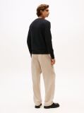 Black Cotton Cashmere V-Neck Jumper  Men