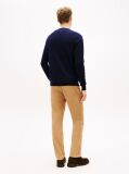 Blue Cotton Cashmere V-Neck Jumper  Men
