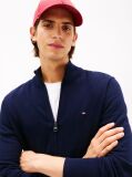 Blue Cotton Cashmere Zip-Thru Cardigan  Men