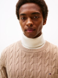 Beige Classics Cable Knit Relaxed Fit Jumper  Men