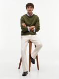 Green Classics Cable Knit Relaxed Fit Jumper  Men
