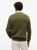 Green Classics Cable Knit Relaxed Fit Jumper  Men