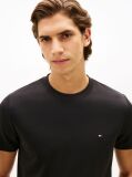 Black Flag Embroidery Interlock Slim Fit T-Shirt  Men