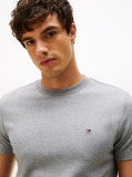 Grey Flag Embroidery Interlock Slim Fit T-Shirt  Men