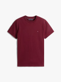 Red Flag Embroidery Interlock Slim Fit T-Shirt  Men
