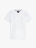 White Flag Embroidery Interlock Slim Fit T-Shirt  Men