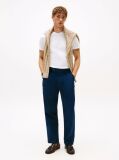 White Flag Embroidery Interlock Slim Fit T-Shirt  Men