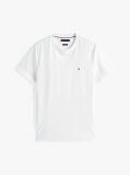 White Flag Embroidery Interlock Slim Fit T-Shirt  Men