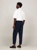 Blue Crest Cropped Adjustable Cuff Chinos  Men