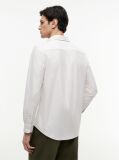 Beige Heritage Stripe Regular Fit Oxford Shirt  Men