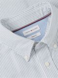 Blue Heritage Stripe Regular Fit Oxford Shirt  Men
