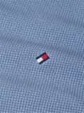 Blue Crew Neck Textured Knit Jumper  Men