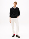 Black Polo Collar Jumper with Cashmere  Men