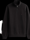 Μαύρο Φούτερ Fleece Με Φερμουάρ  Άνδρες
