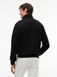Black Quarter-Zip Fleece Sweatshirt  Men