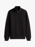 Black Quarter-Zip Fleece Sweatshirt  Men