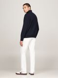 Blue Quarter-Zip Fleece Sweatshirt  Men