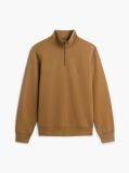 Καφέ Φούτερ Fleece Με Φερμουάρ  Άνδρες