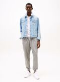 Grey Terry Cuffed Leg Joggers  Men