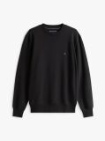 Black Terry Crew Neck Sweatshirt  Men