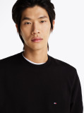 Black Terry Crew Neck Sweatshirt  Men