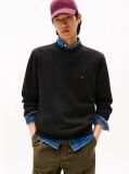 Black Terry Crew Neck Sweatshirt  Men