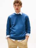 Blue Terry Crew Neck Sweatshirt  Men