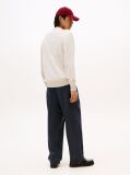 Beige Terry Crew Neck Sweatshirt  Men