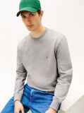 Grey Terry Crew Neck Sweatshirt  Men