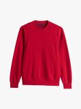 Red Terry Crew Neck Sweatshirt  Men